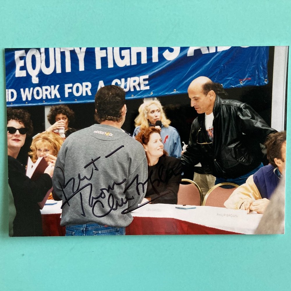 Thom Christopher Signed Photo 4X6 BCEFA Carlo Hesser One Life to Live Soap Opera